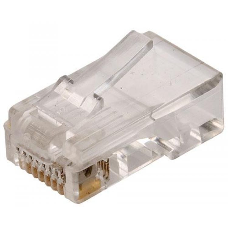 Tomas Rj Conector telefónico RJ45 de 8 tomas para cable plano