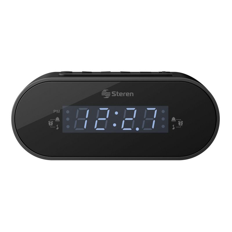 DESPERTADOR RADIO SUNSTECH FRD35U DIGITAL/USB NEGRO - miniatura 4