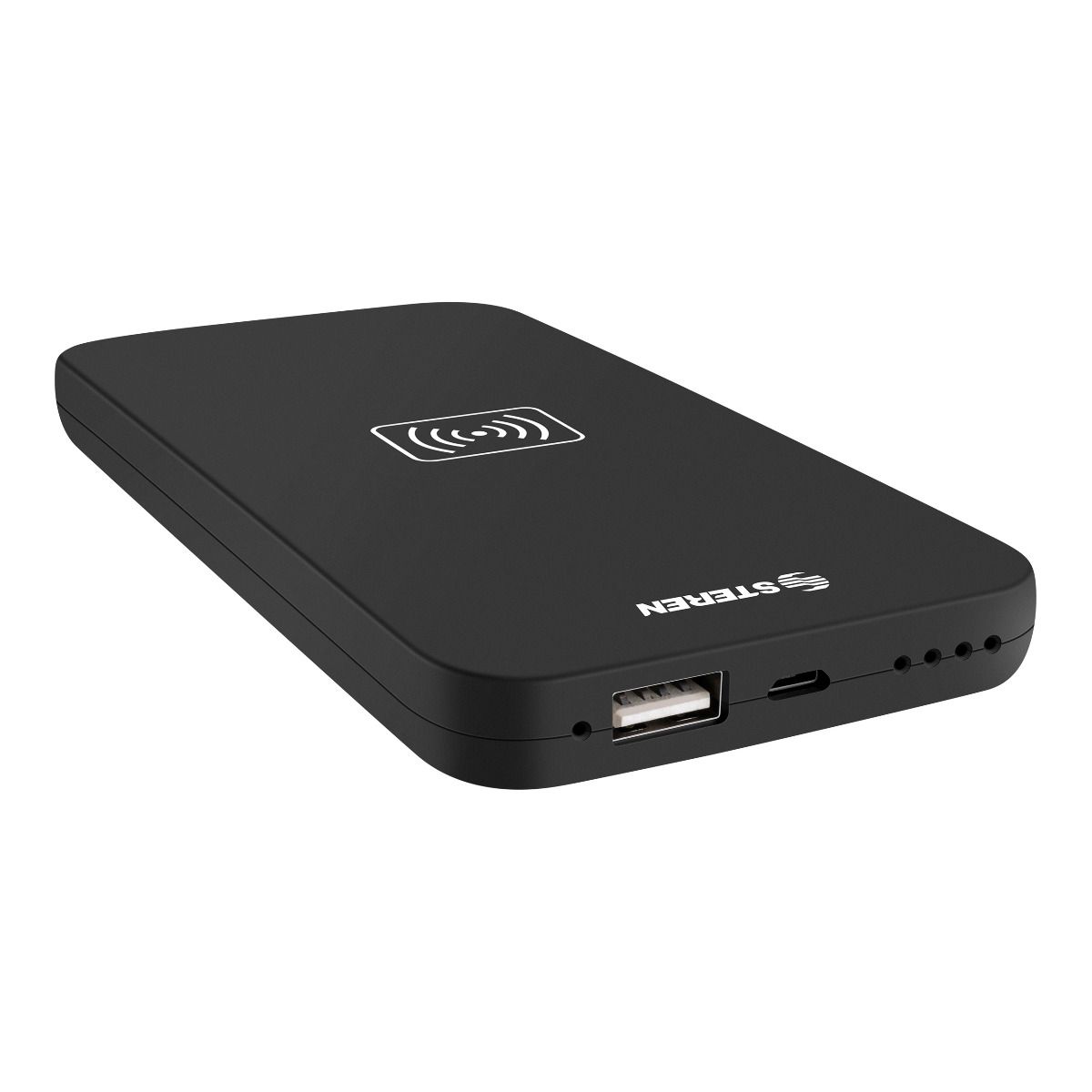 Power Bank de 6,000 mAh con cargador inalámbrico Qi