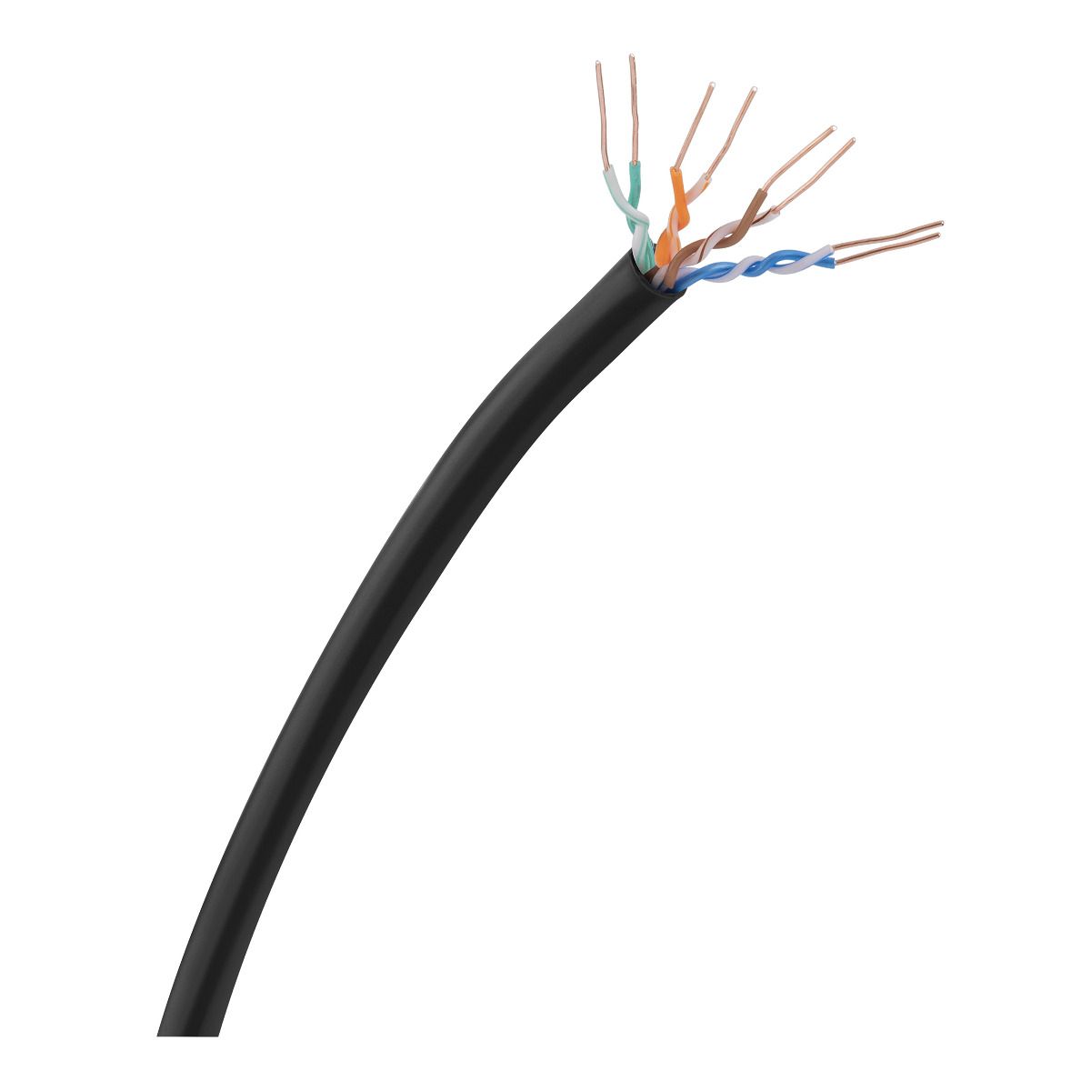 Encantador Penélope Condensar Cable UTP CAT 5e para intemperie, negro