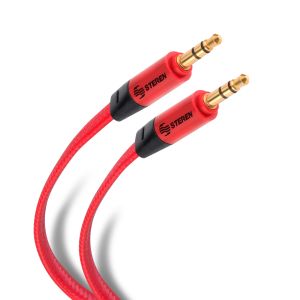 Cable auxiliar conector a conector 3,5 mm de 1,8 m, tipo cordón