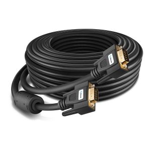 Cable VGA de 20 m reforzado y con filtros de ferrita