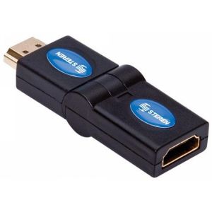 Adaptador HDMI  giratorio, para instalar televisores, DVDs o blurays cerca de paredes y muebles.
