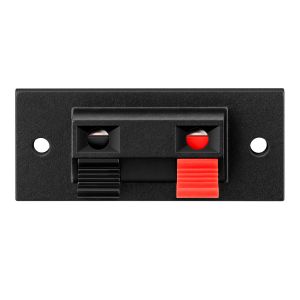 Conector con 2 terminales tipo push