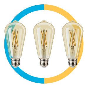 3 bombillos LED vintage Wi-Fi de 4,5 W