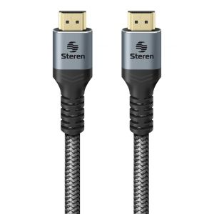 Cable HDMI* 4K con filtros de ferrita y cable tipo cordón, de 15 m