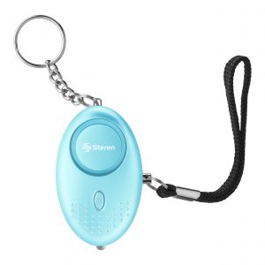 Alarma personal de 120 dB, con linterna LED color azul