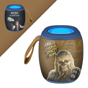 Parlante Bluetooth* con reproductor microSD/SB y radio FM Star Wars™ modelo Chewbaca
