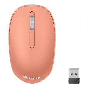 Mouse Bluetooth*/ RF, multidispositivo 800 DPI color naranja
