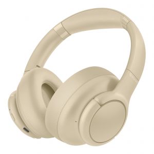 Audífonos Bluetooth* multipunto con Extra Bass, color beige