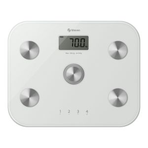Báscula digital cinética con análisis corporal, hasta 180 kg
