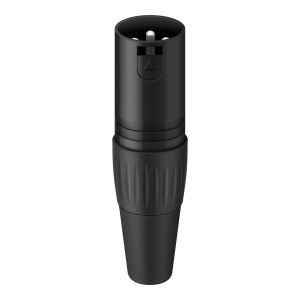 Conector de audio Cannon metálico con glándula de protección