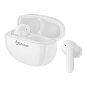 Audífonos Bluetooth* Touch True Wireless con Active Noise Cancelling color blanco