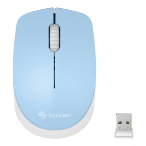 Mouse inalámbrico 1 200 DPI color azul