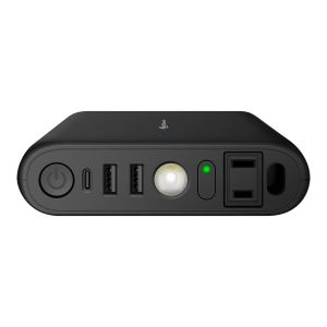 Estación de energía portátil de 90 Wh con inversor de corriente de 100 W (110 Vca)