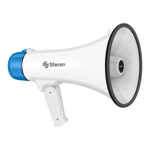 Megáfono de 25 W con grabador de voz, batería recargable, Bluetooth* y reproductor MP3