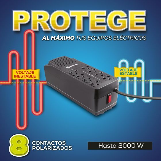 Regulador de voltaje de 2000 en Venta| Steren Tienda en Línea