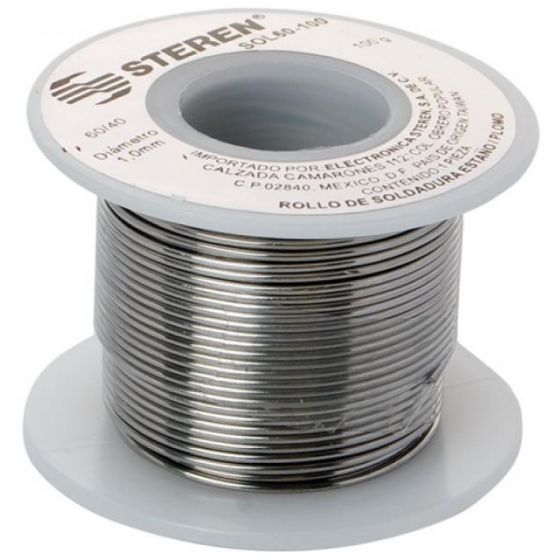 Rollo de 100 gramos de soldadura con