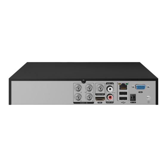 DVR Penta de 4 canales con 4 cámaras, disco duro y monitoreo por Internet
