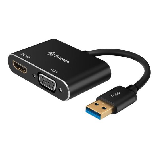 Entrada Vga Convertidor De Puerto Vga A Hdmi Adaptador USB A HDMI