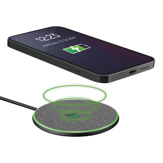 Cargador inalámbrico Qi de 15 W Recarga fácil y segur